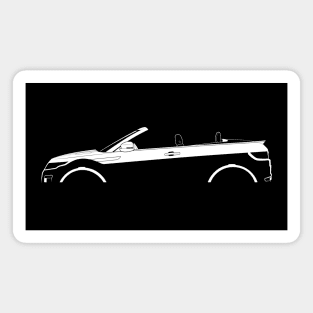 Range Rover Evoque Convertible (2017) Silhouette Magnet